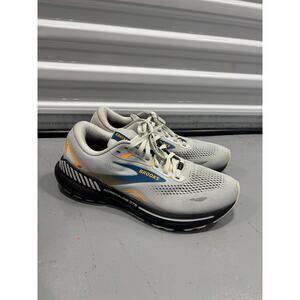 Brooks Adrenaline GTS White with Blue and Orange Accents